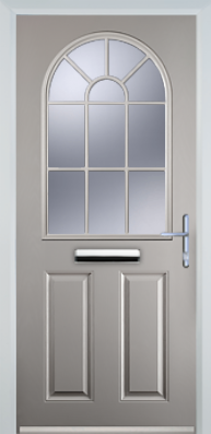 2 Panel Starburst - Composite Door - High Security - Free Delivery