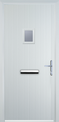 Cottage Style Composite Door with Square Glazing - High Security - Free Delivery