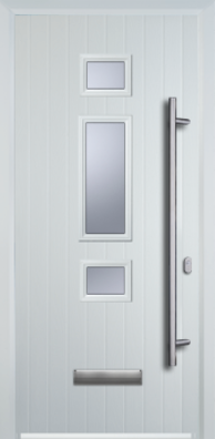 3 Square Middle Long Bar Handle - Composite Door - High Security - Free Delivery