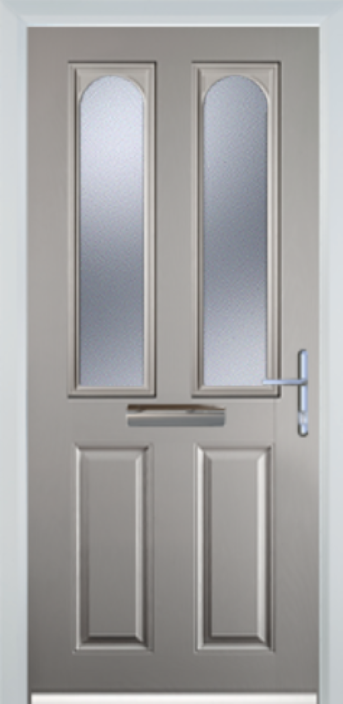 Composite Door - 2 Arch 2 Panel - High Security - Free Delivery