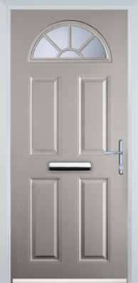 4 Panel Sunburst - Composite Door - High Security - Free Delivery