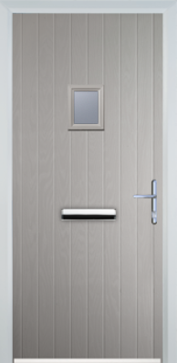 Cottage Style Composite Door with Square Glazing - High Security - Free Delivery