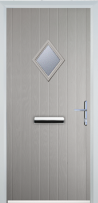Composite  Door - Cottage Diamond Glazed - High Security - Free Delivery