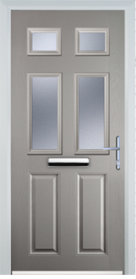 2 Panel 4 Square - Composite Door - High Security - Free Delivery