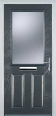 2 Panel 1 Square - Composite Door - High Security - Free Delivery