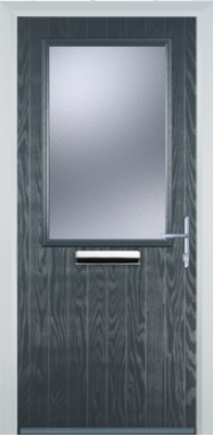 Cottage Composite Door - Half Glazed - High Security - Free Delivery