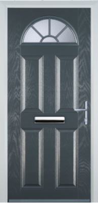 4 Panel Sunburst - Composite Door - High Security - Free Delivery