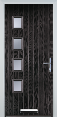 4 Square Left - Composite Door - High Security - Free Delivery