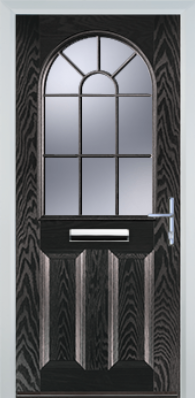 2 Panel Starburst - Composite Door - High Security - Free Delivery