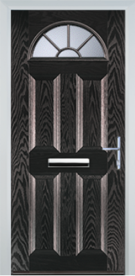 4 Panel Sunburst - Composite Door - High Security - Free Delivery