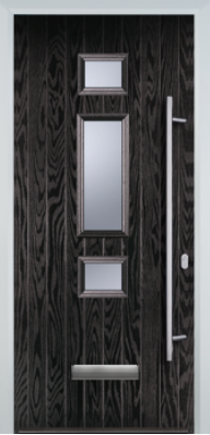 3 Square Middle Long Bar Handle - Composite Door - High Security - Free Delivery