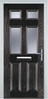 2 Panel 4 Square - Composite Door - High Security - Free Delivery
