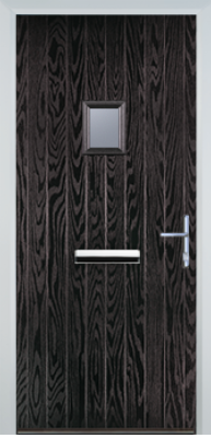 Cottage Style Composite Door with Square Glazing - High Security - Free Delivery
