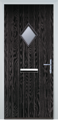 Composite  Door - Cottage Diamond Glazed - High Security - Free Delivery