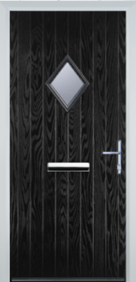 Composite  Door - Cottage Diamond Glazed - High Security - Free Delivery