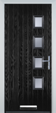 4 Square Right - Contemporary Composite door - High Security - Free Delivery