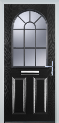 2 Panel Starburst - Composite Door - High Security - Free Delivery