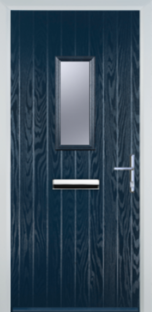 Contemporary Composite Door - Cottage 1 Square - High Security Features - Free Delivery