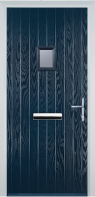 Cottage Style Composite Door with Square Glazing - High Security - Free Delivery