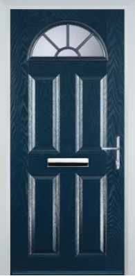 4 Panel Sunburst - Composite Door - High Security - Free Delivery