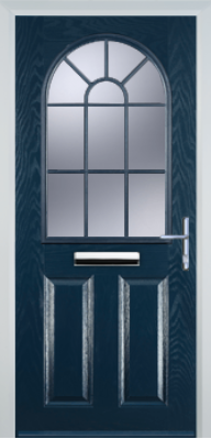 2 Panel Starburst - Composite Door - High Security - Free Delivery