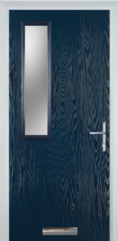 Contemporary Composite Door - Mid Square Left - High Security Features - Free Delivery