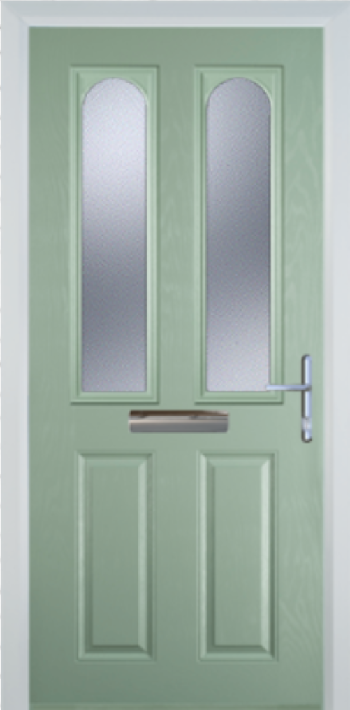 Composite Door - 2 Arch 2 Panel - High Security - Free Delivery