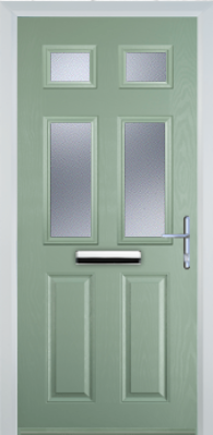 2 Panel 4 Square - Composite Door - High Security - Free Delivery