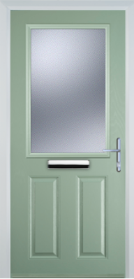 2 Panel 1 Square - Composite Door - High Security - Free Delivery