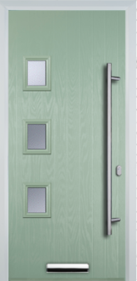 3 Square Left Long Bar Handle - Composite Door - High Security - Free Delivery