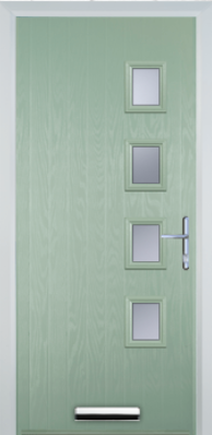4 Square Right - Contemporary Composite door - High Security - Free Delivery