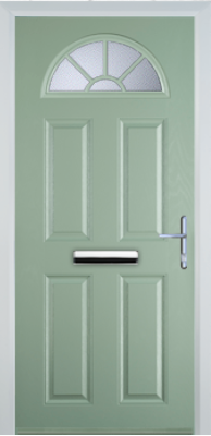 4 Panel Sunburst - Composite Door - High Security - Free Delivery