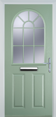 2 Panel Starburst - Composite Door - High Security - Free Delivery