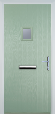 Cottage Style Composite Door with Square Glazing - High Security - Free Delivery