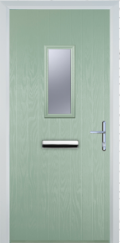Contemporary Composite Door - Cottage 1 Square - High Security Features - Free Delivery