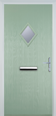 Composite  Door - Cottage Diamond Glazed - High Security - Free Delivery