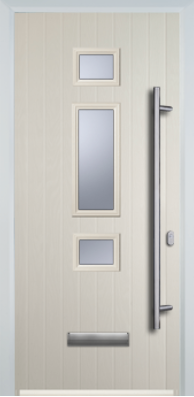 3 Square Middle Long Bar Handle - Composite Door - High Security - Free Delivery