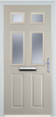 2 Panel 4 Square - Composite Door - High Security - Free Delivery