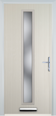 Contemporary Composite Door - Centre Glazed - High Security Features - Free Delivery