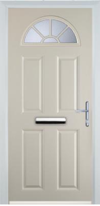 4 Panel Sunburst - Composite Door - High Security - Free Delivery