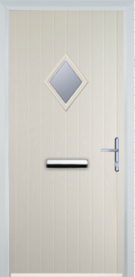 Composite  Door - Cottage Diamond Glazed - High Security - Free Delivery