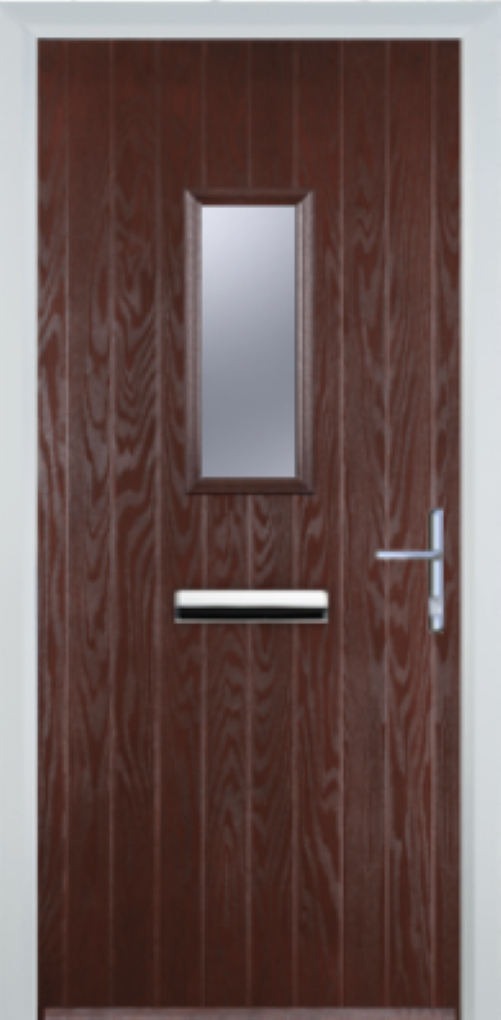 Contemporary Composite Door - Cottage 1 Square - High Security Features - Free Delivery