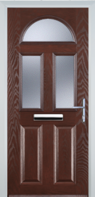 2 Panel 2 Square 1 Arch - Composite Door - High Security - Free Delivery