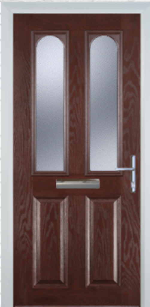 Composite Door - 2 Arch 2 Panel - High Security - Free Delivery