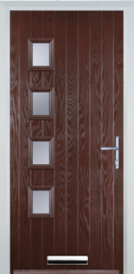 4 Square Left - Composite Door - High Security - Free Delivery