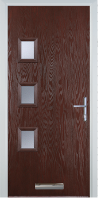 3 Square Left - Composite Door - High Security - Free Delivery
