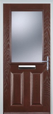 2 Panel 1 Square - Composite Door - High Security - Free Delivery