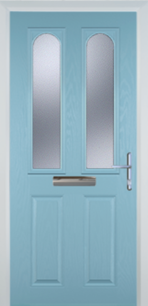 Composite Door - 2 Arch 2 Panel - High Security - Free Delivery