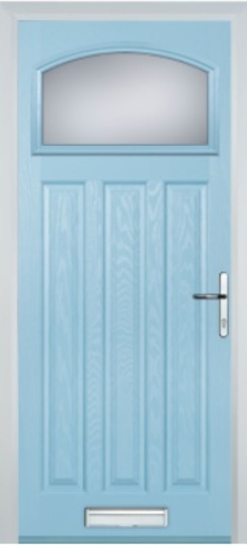 3 Panel Arch Pane - Composite Door - High Security - Free Delivery