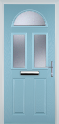 2 Panel 2 Square 1 Arch - Composite Door - High Security - Free Delivery